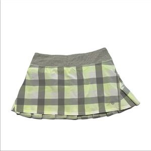 Lulu lemon running skirt plaid